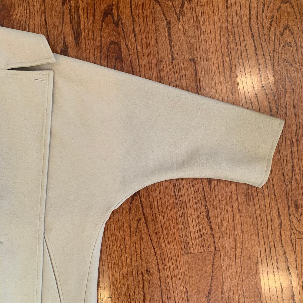 BNWT Commense Button-up Coat Jacket | Beige Khaki | Size Small - Picture 8 of 11